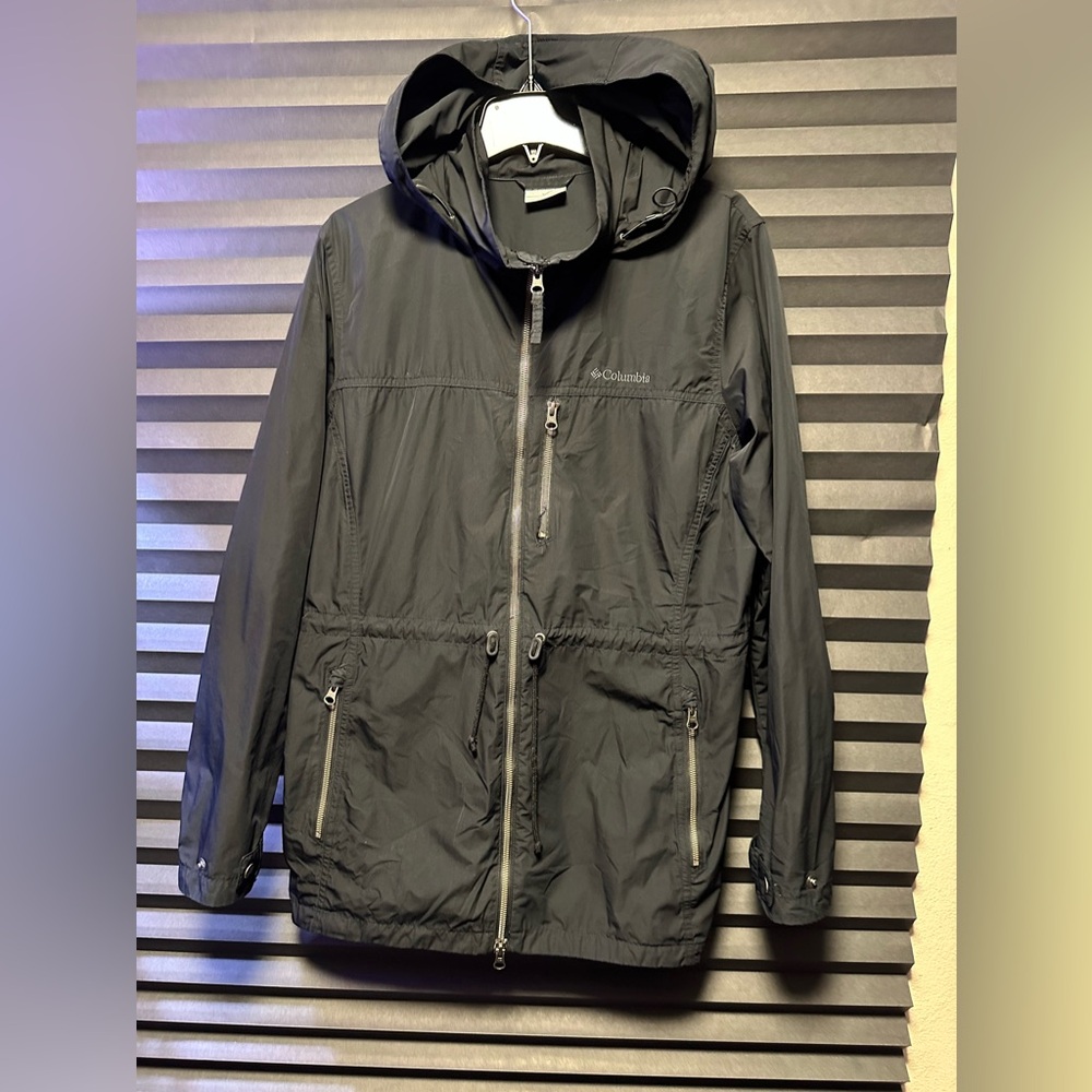 Columbia Black Hooded Jacket